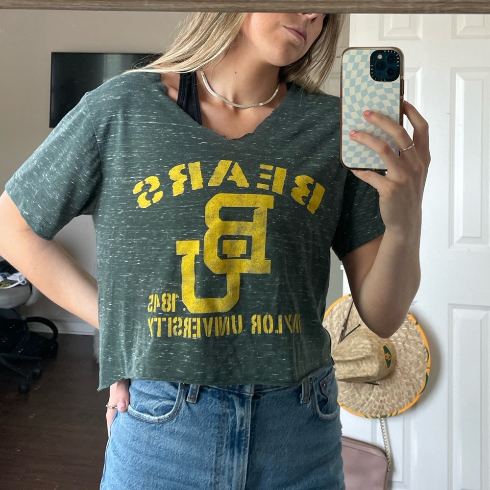 BAYLOR Bears Cropped Vintage T Shirt